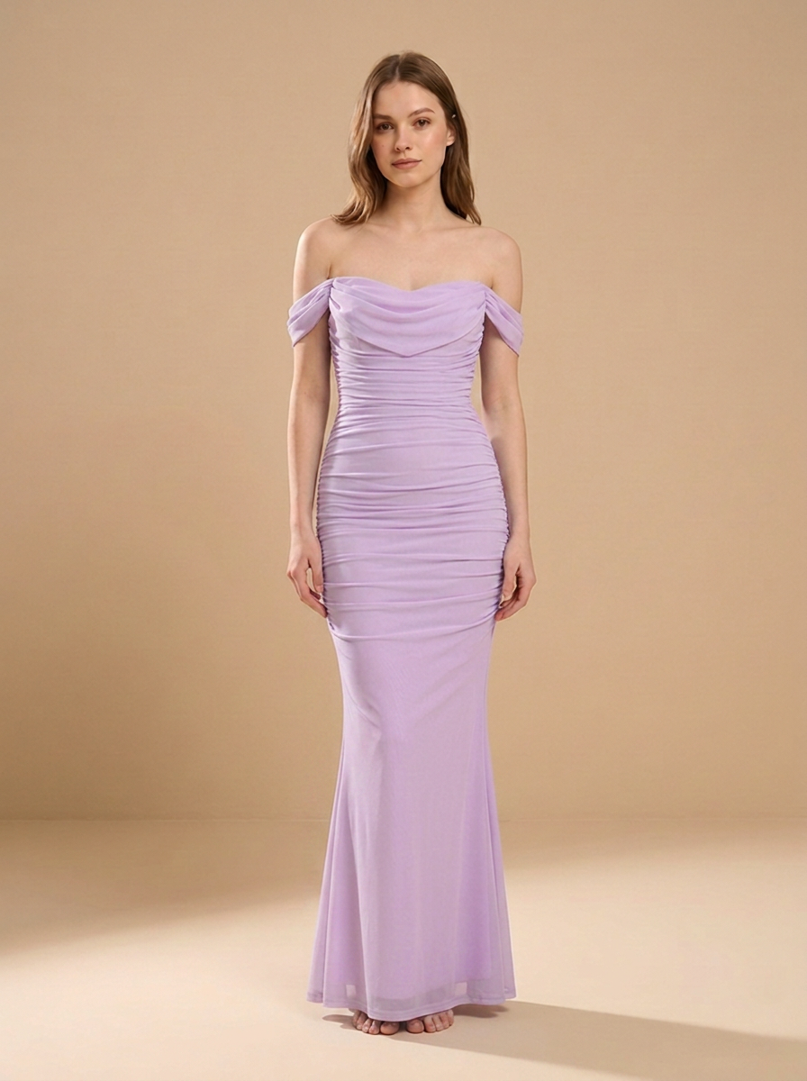 Sukienka Bodycon Liliowa