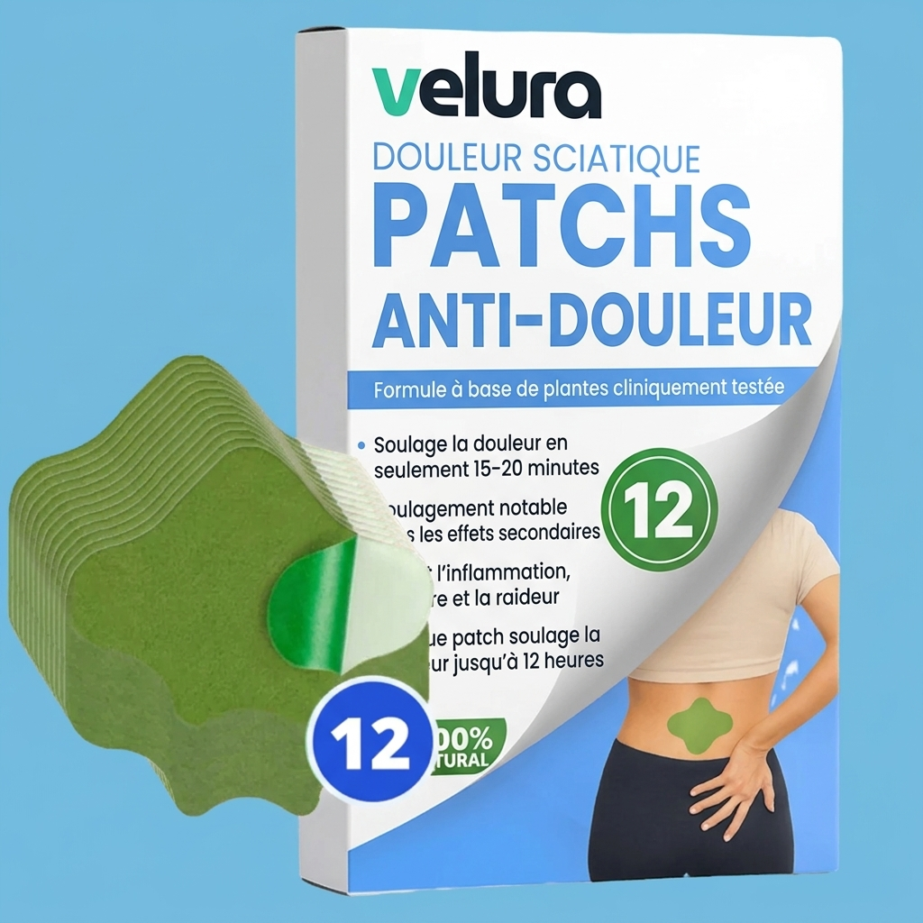 Patchs Anti-Douleur - Soulagement naturel de votre sciatique