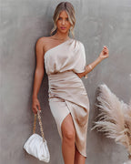 Celeste - Silk Cocktail Dress