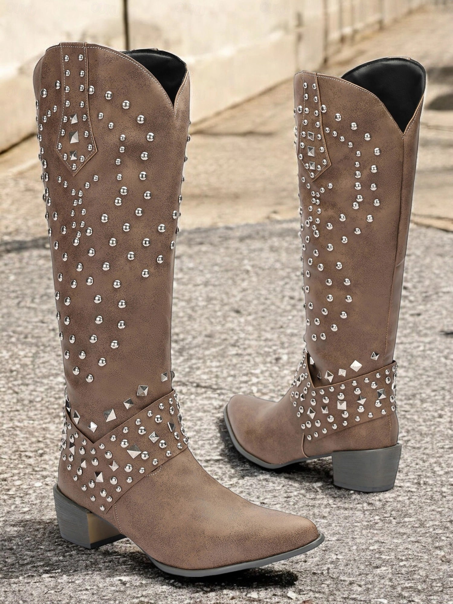 Noelle — Vintage High-Cut Boots