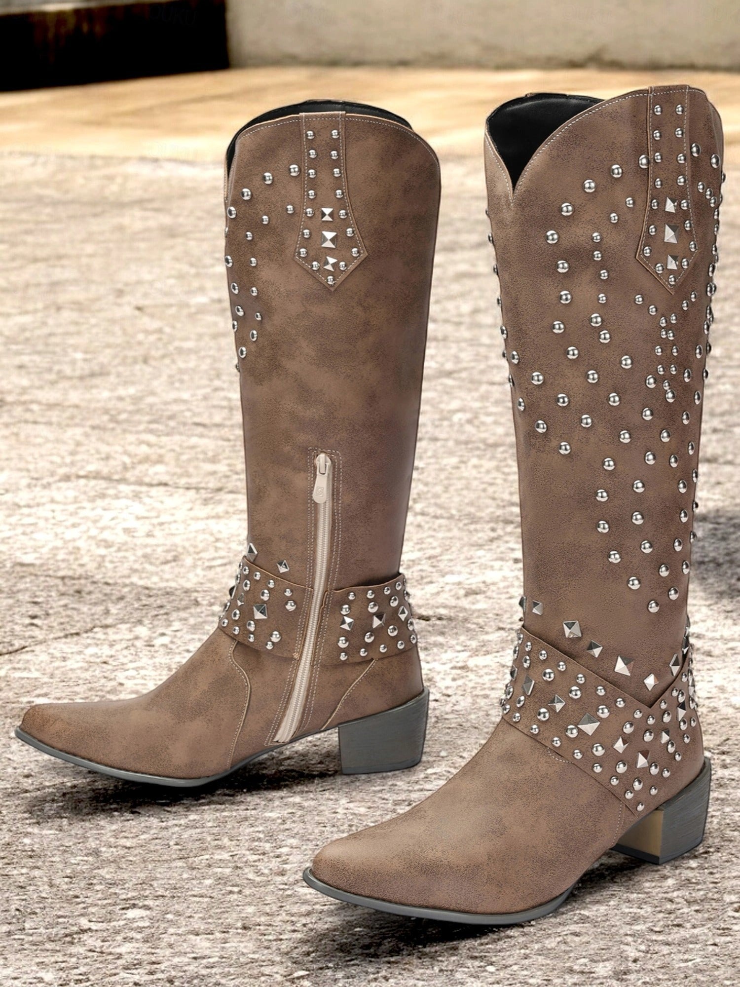 Noelle — Vintage High-Cut Boots