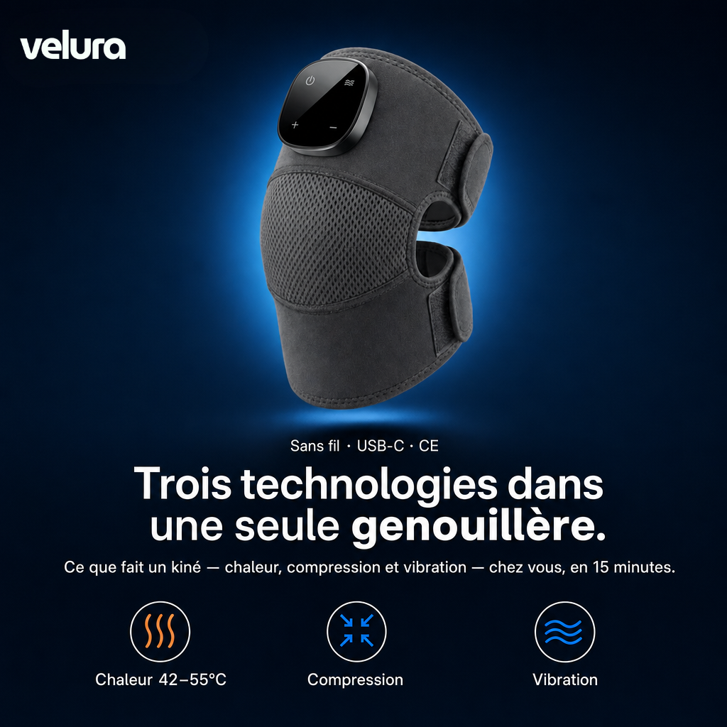 Rotula™ – Masseur de Genou Sans Fil