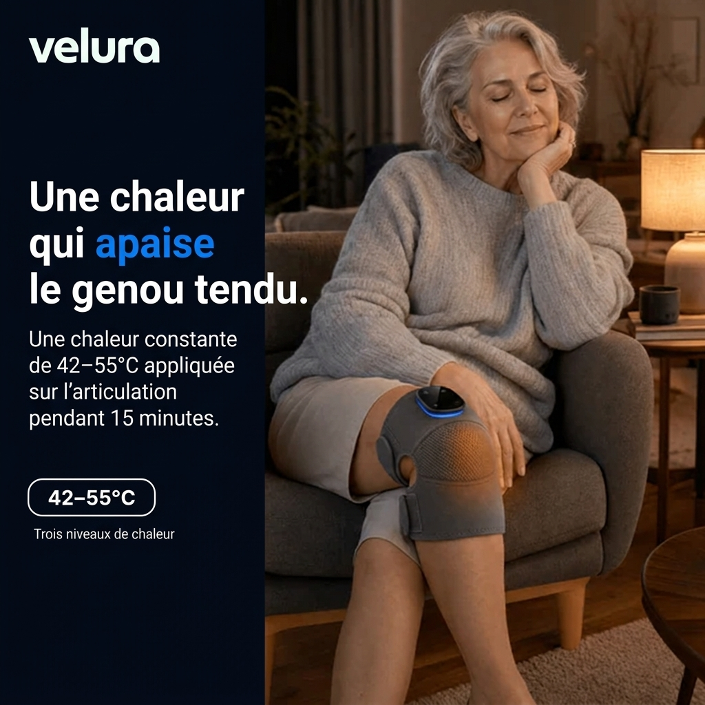 Rotula™ – Masseur de Genou Sans Fil