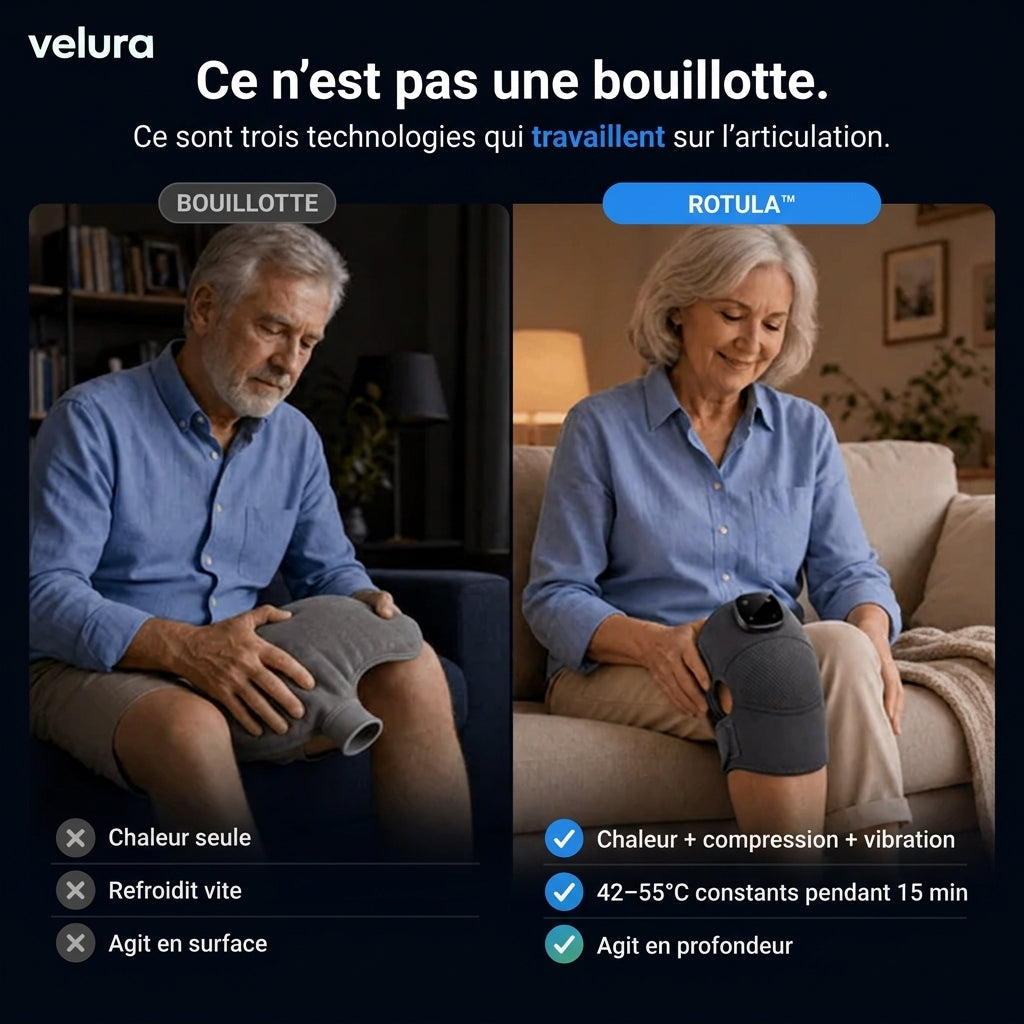 Rotula™ – Masseur de Genou Sans Fil