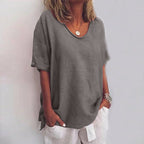 Sophie — Relaxed-Fit Cotton & Linen Shirt