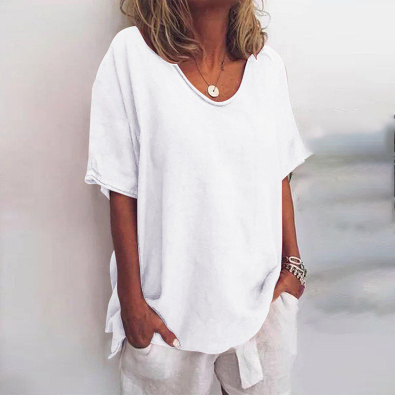Sophie — Relaxed-Fit Cotton & Linen Shirt