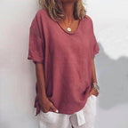 Sophie — Relaxed-Fit Cotton & Linen Shirt