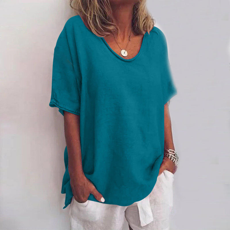 Sophie — Relaxed-Fit Cotton & Linen Shirt