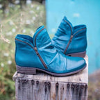 Riley — Leather Zip-Up Ankle Boots