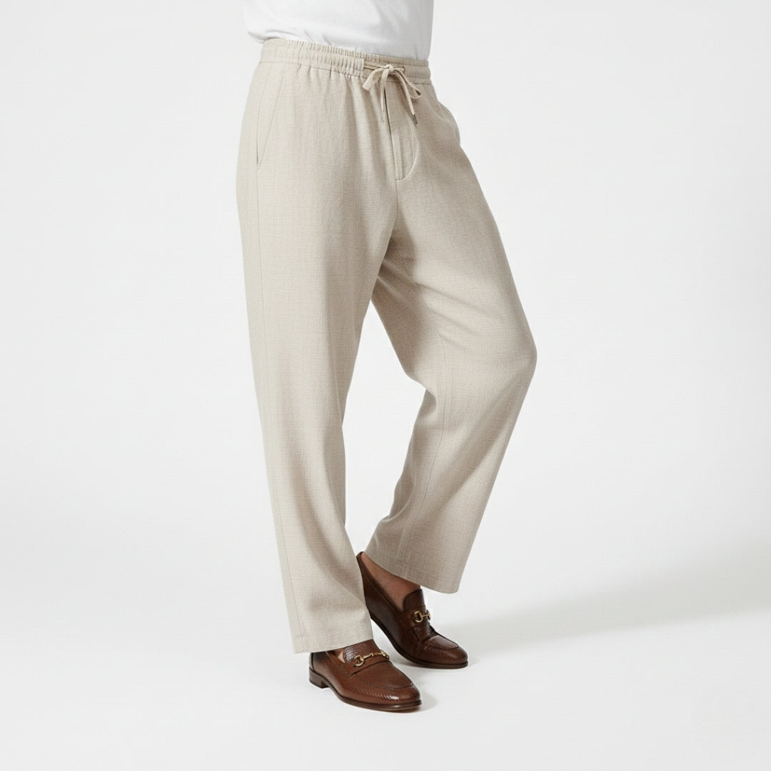Fez - Linen Trousers (Oversize Fit)