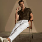 100% Linen Casual Trousers