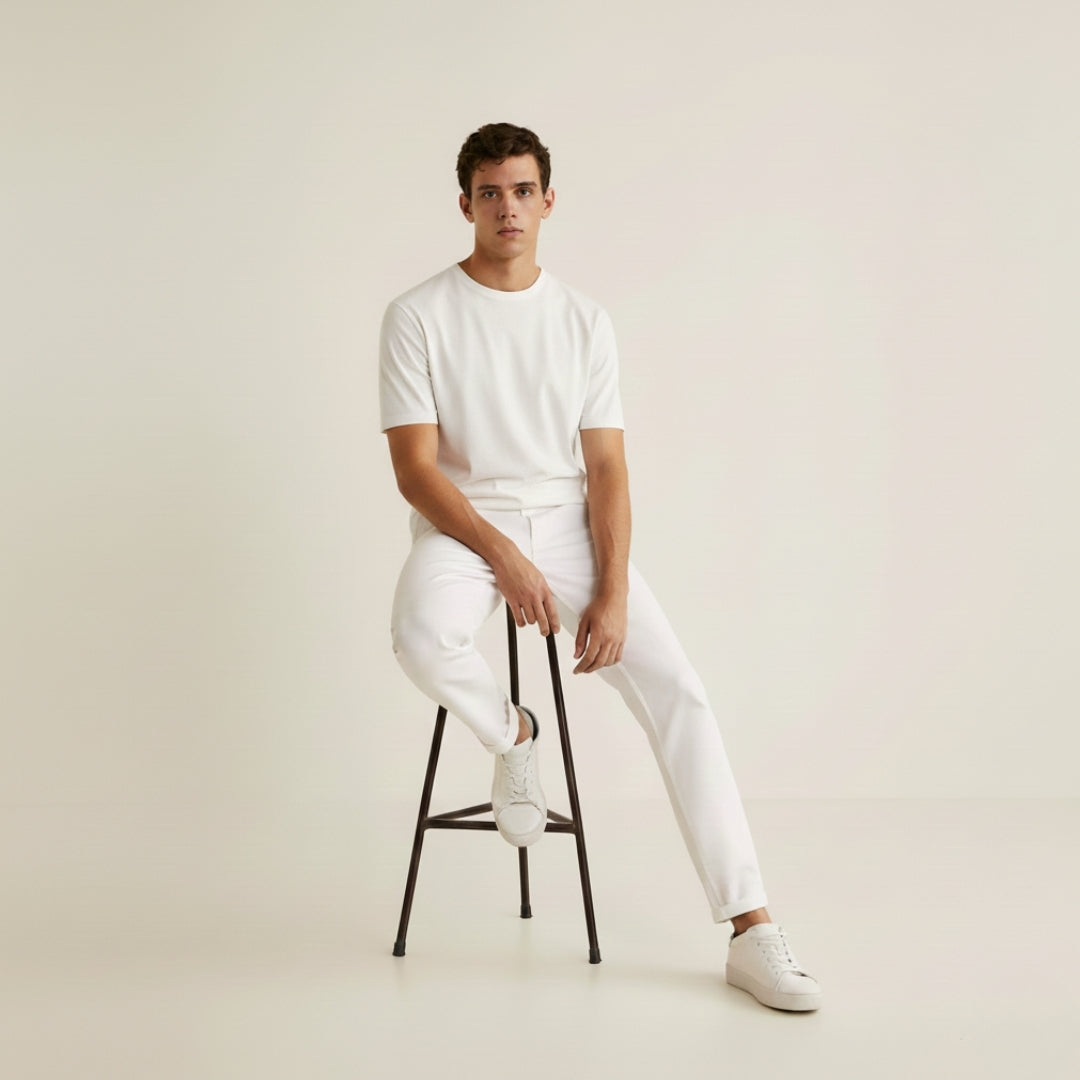 100% Linen Casual Trousers