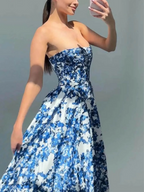 Ariana — Strapless Maxi Dress