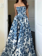 Ariana — Strapless Maxi Dress