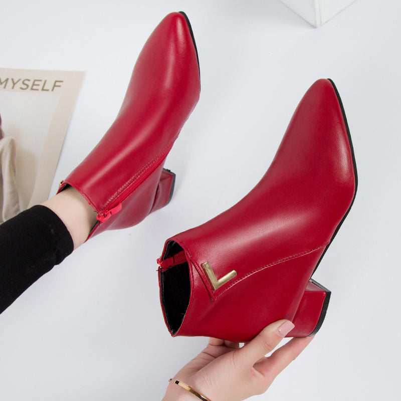 Isla — Leather Ankle Boots