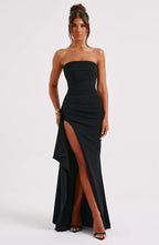 Scarlette — Twisted Off-Shoulder Maxi Dress