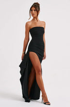 Scarlette — Twisted Off-Shoulder Maxi Dress