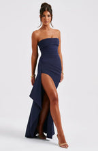 Scarlette — Twisted Off-Shoulder Maxi Dress